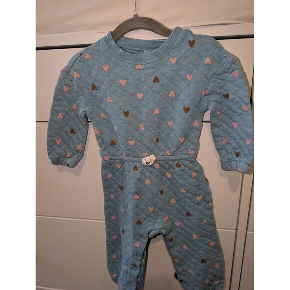 Carter's Baby Girl Quilted Jumpsuit size 18m - Picture 2 of 5